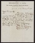 Letter from Heilbroner and Lang to Moses Turnage